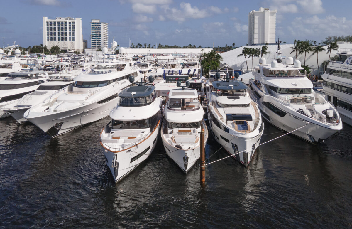 Sirena Yachts, FLIBS 2024’te tüm filosuyla boy gösterdi ve Sirena 118’i ABD’li yat tutkunlarına tanıttı