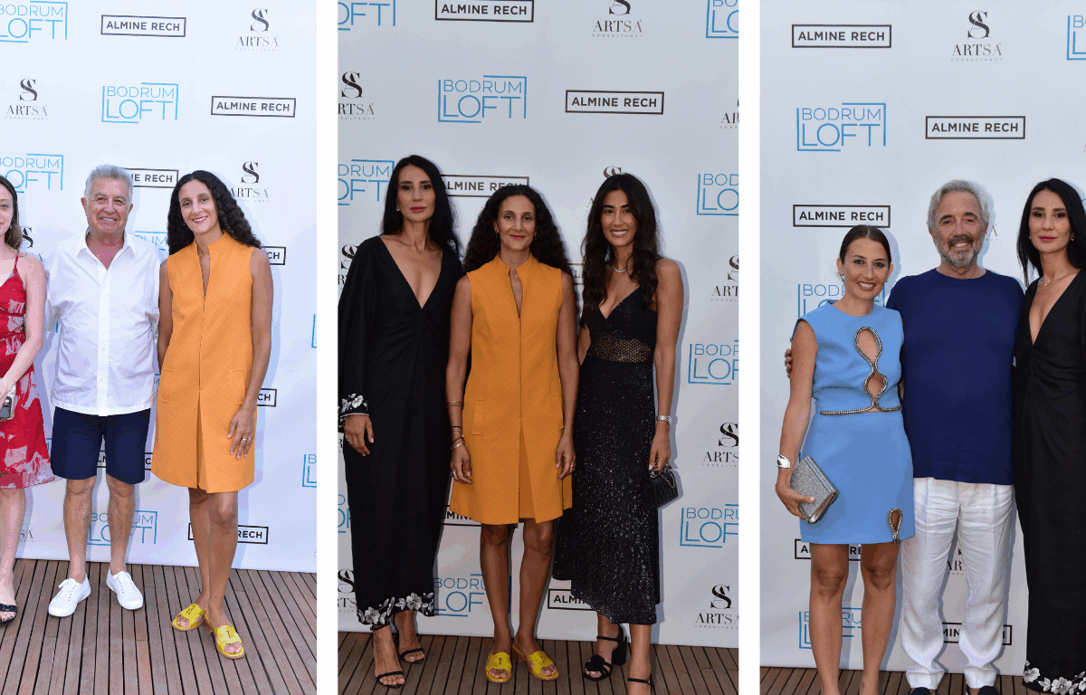 Dünyaca ünlü sanat galerisi Almine Rech’in ‘I Was Here’ sergisinin açılışı Bodrum Loft’da sanatseverleri buluşturdu