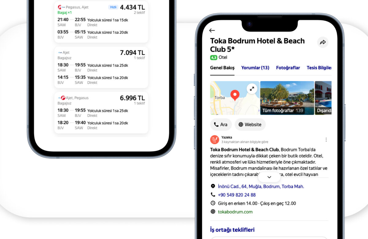 Yandex Türkiye Seyahat Rezervasyonlarını Tek Platformda Toplayan Yandex Seyahat’i Duyurdu
