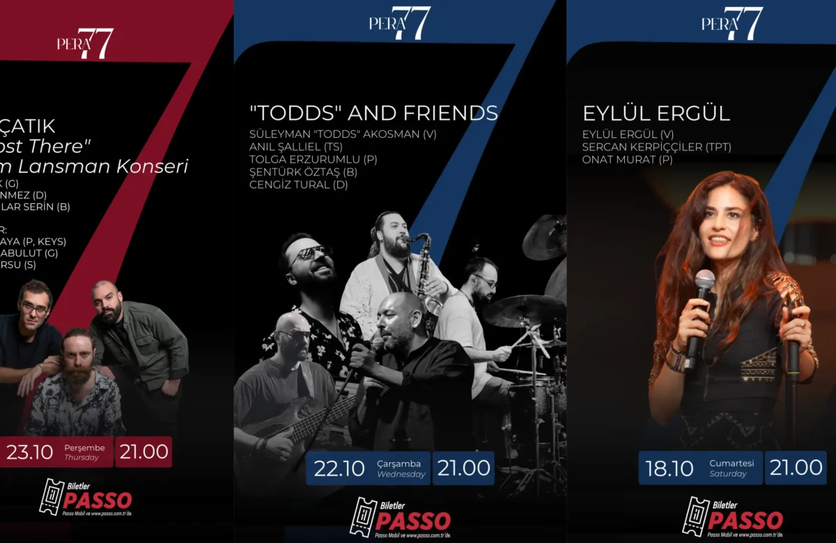 Pera 77 Konserleri Ekim’de de Müzikseverlerle Buluşuyor