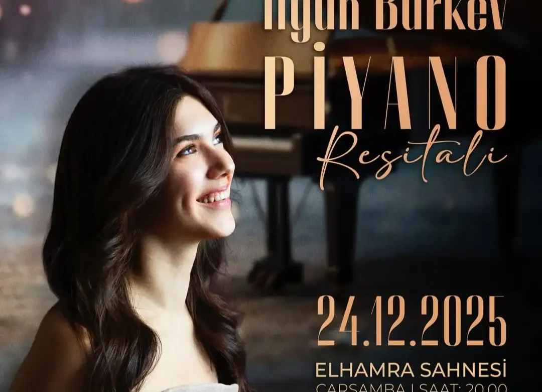 GENÇ PİYANİST İLYUN BÜRKEV 24 ARALIK’TA ELAHMRA SAHNESİ’NDE